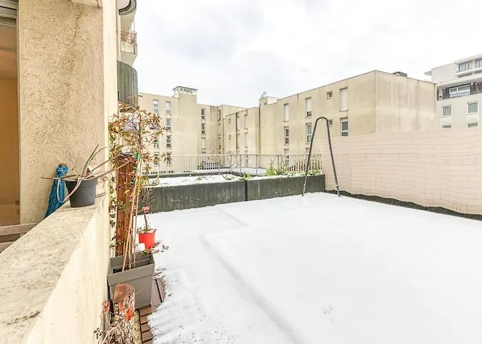 50m Gem - 400m Gare: Garage Privé, Terrasse, Wifi Appartement