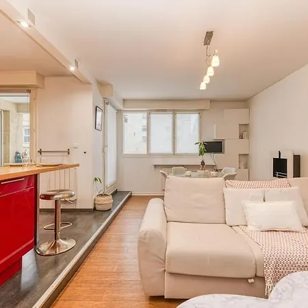 50m Gem - 400m Gare: Garage Prive, Terrasse, Wifi Apartament