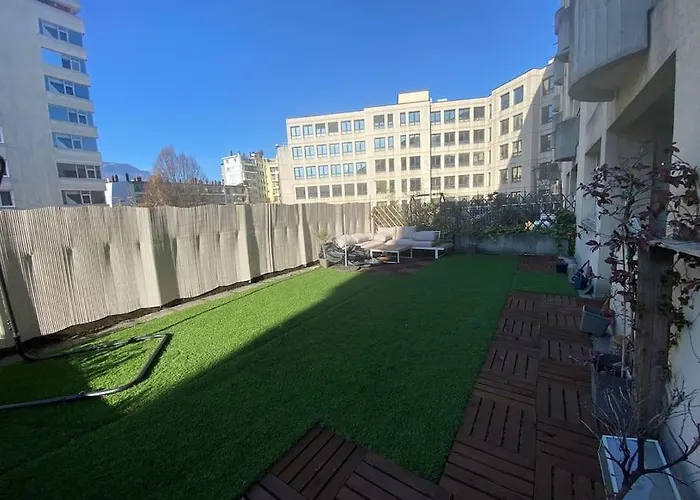 Apartament 50m Gem - 400m Gare: Garage Prive, Terrasse, Wifi Grenoble
