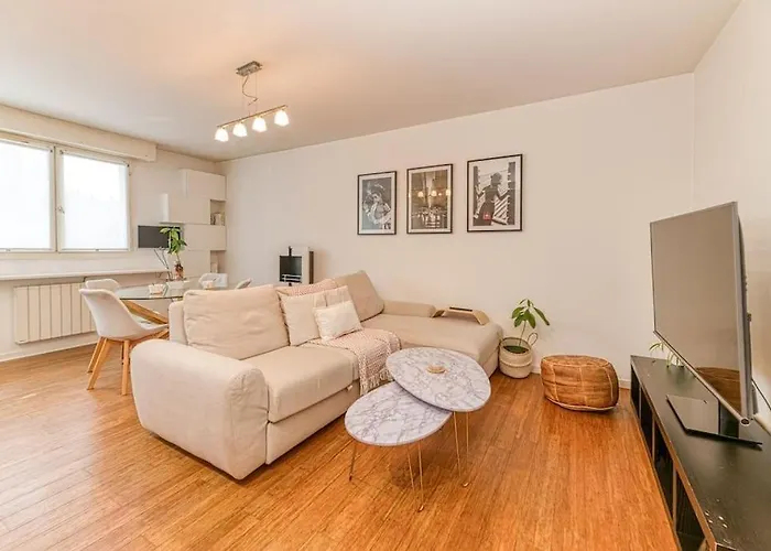 50m Gem - 400m Gare: Garage Prive, Terrasse, Wifi Апартаменты